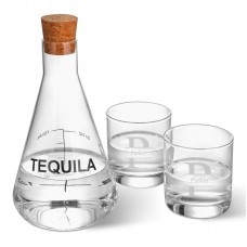 Latitude Run Weisser Personalized Tequila 3 Piece Beverage Serving Set LTTN5072